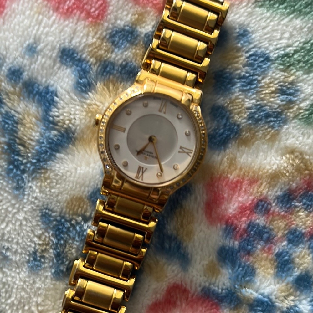 Gold Jacques Lemans Geneve Watch